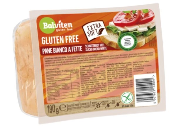 Bezglutenski hleb Pane Bianco A Fette 190g