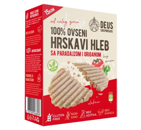 Ovseni hlepčići sa paradajzom 150g-min