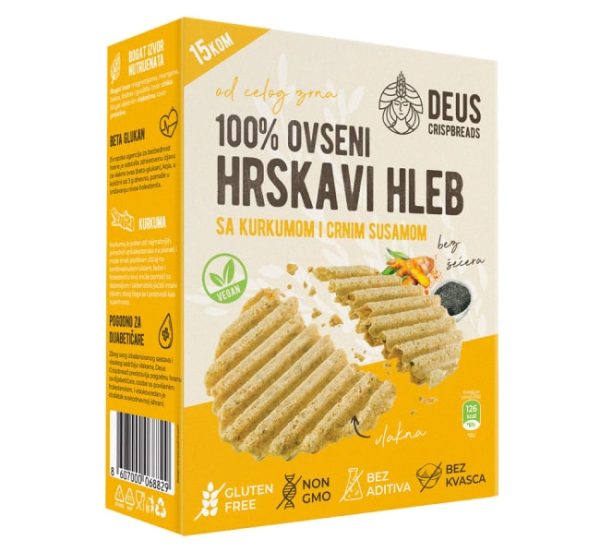 ovseni hlepčići sa kurkumom deus crispbread-min