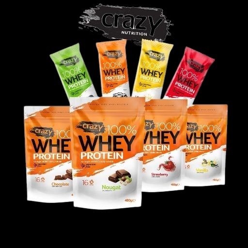Crazy Whey protein, poznat kao protein surutke, ključni je dodatak za sportiste i one koji teže zdravom životu.