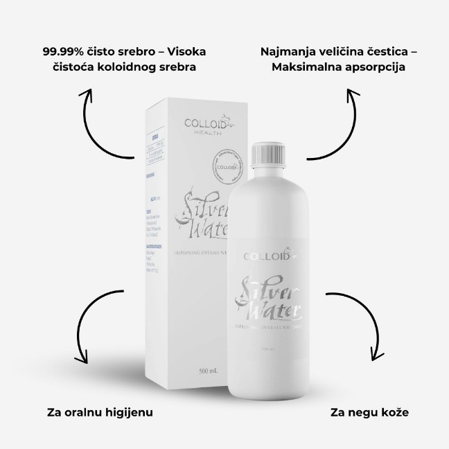 Koloid srebrna voda – prirodni antibakterijski rastvor
