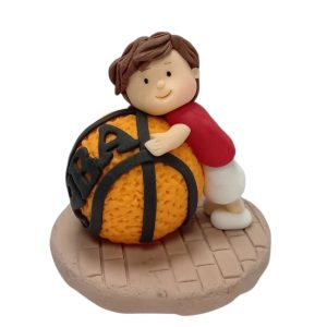 Figurica za tortu Košarkaš crveno beli Dekor