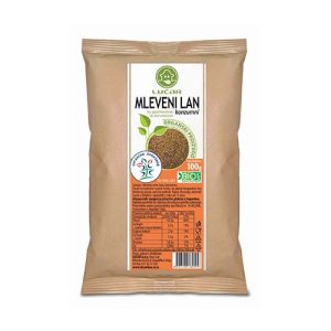 Organski mleveni lan 100g – prirodan izvor vlakana i omega-3
