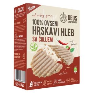 Ovseni hrskavi hlepčići sa čilijem – bez glutena, bogati vlaknima i proteinima
