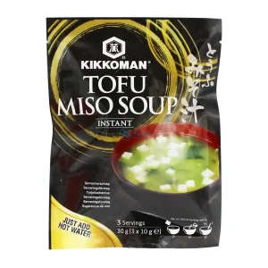 Tofu miso supa Kikkoman 30g – instant japanska supa sa tofu kockicama