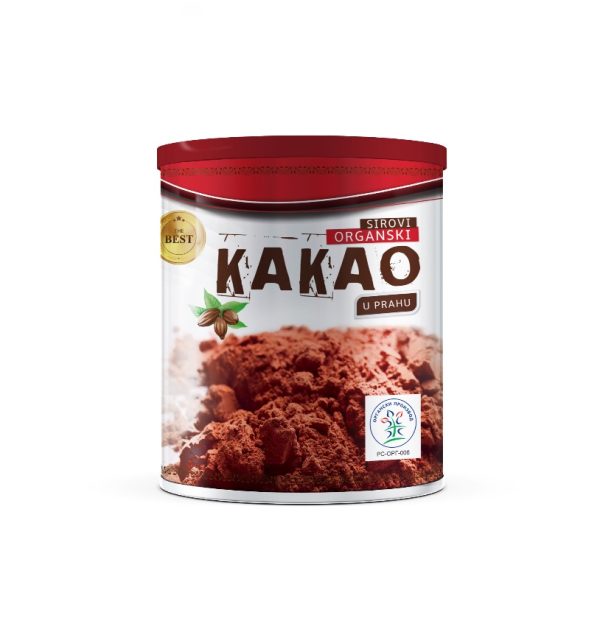 Organski sirovi kakao prah - prirodni, nutritivno bogat dodatak ishrani sa Filipina, bez veštačkih dodataka, bogat flavonoidima, antioksidansima i mineralima.