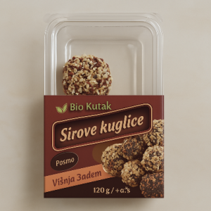Sirove kuglice višnja badem 150g Bio Kutak