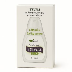 Stevija tečni zaslađivač Lux 120ml