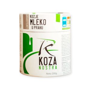kozje mleko u prahu u ekološkoj ambalaži – čist, prirodan proizvod bez dodataka