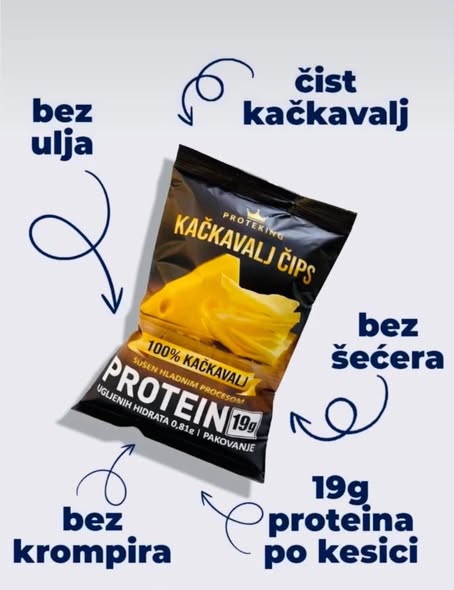Čips od kačkavalja | 100% prirodan proteinski čips bez ulja