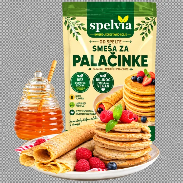 Posne i veganske palačinke Spelvia od spelte 300 g